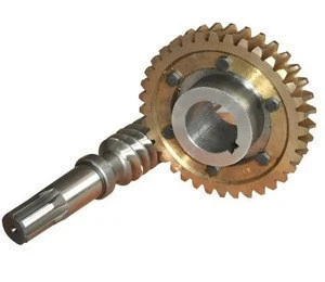 High precision and high quality custom-made copper and iron  worm gear and worm