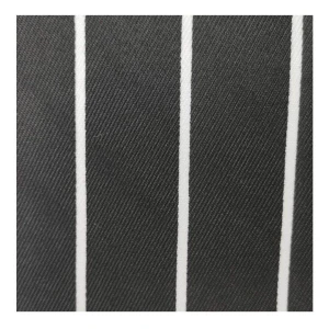 High Quality 100% Polyester 150Dx300D Chefs sliver Twill Fabric 100% Polyester Work Uniform Fabric