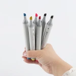 High quality 168 coloring alcohol based art markers dual headed art markers sets for architechure