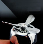 High quality Air force 3 zinc alloy plastic car scent christmas car air freshener