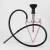 Import High Quality  Arabic modern Transparent fashion  Acrylic fancy Triangle Portable hookah from China