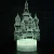 Import High Quality Castle Building 3D Led Sensor Night Light Sensor 3D Creative Light from China