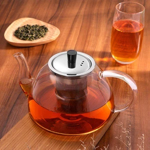 High quality cheap price blooming tea loose leaf tea pot with infuser