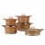 Import High Quality Die Cast Cookware Sets Diamond Shape Marble Coating Cookware Sets from China
