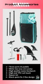 High Quality Durable Inflatable Stand-Up Paddleboard Popular Design for Beginner Surfing OEM Wholesale at Best Price
