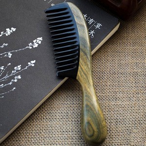 High quality handmade sandalwood wooden hair comb wholesale