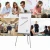 Import High Quality Height Adjustable Flip Chart Stand 65*100cm Magnetic Whiteboard Tripod Flipchart Board with Extension Arms from China