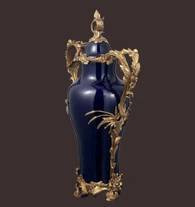 high quality home decorative brass vase