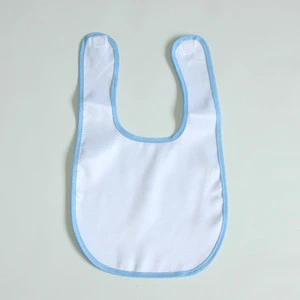 High quality hot selling sublimation blank baby bib