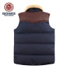 high quality man winter fur collar down vest