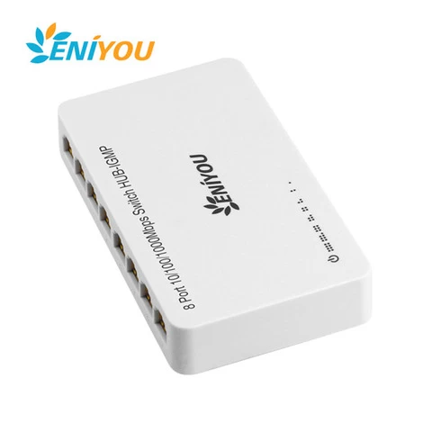 High Quality manufacturer 8 port 10/100/1000Mbps gigabit ethernet switch hub with IGMP function