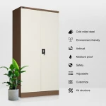 High Quality Metal Storage Cupboard Filing Cabinet Grey / Double door modern design cheap office storage cabinet