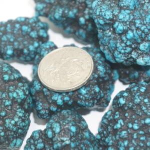High Quality Natural Blue Loose Chinese Turquoise Gemstone