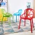 Import High quality outdoor furniture modern simple plastic garden chair creative color outdoor leisure chair from China