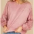 Import high quality round neck dropped long sleeves oversized women pullover sweatshirts top with exaggerated seams from China