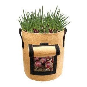 High quality vegetable flower felt grow bag for plant waterproof garden plant grow bags