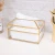 Import High Quality Wholesale Luxury Golden Napkin Holders Glass Tissue Box,European retro home living room creative tissue box from China