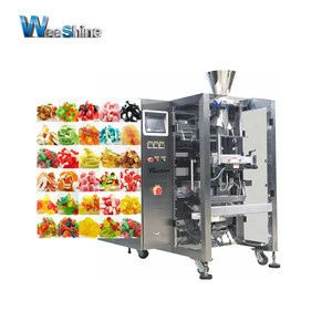 High Speed Matching Gummy Bear Candy Pouch Laminated Film Bag Forming Sealing Packaging Machine