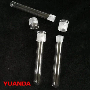 High temperature quartz glass test tube