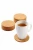Import Hollow Wooden Kitchen Table Coasters Anti-heat Cup Pot Mat Placemat Pad from China