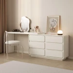 Hollywood Makeup Vanity Mirror Craft Wood Makeup Desks for Home Furniture White Bedroom