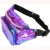 Import Holographic Rave PVC Transparent Cute Fashion Fanny Pack Belt Rainbow Waist bag from China