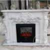 home decor modern european hand carved electrical fireplace
