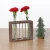Import home decor Wooden Frame Hydroponic Glass propagation station Test Tube Vase from China