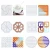 Import Home Decoration Handmade Crystal Coasters Casting Molds DIY Epoxy Resin Round Square Coaster Silicone Mould from China