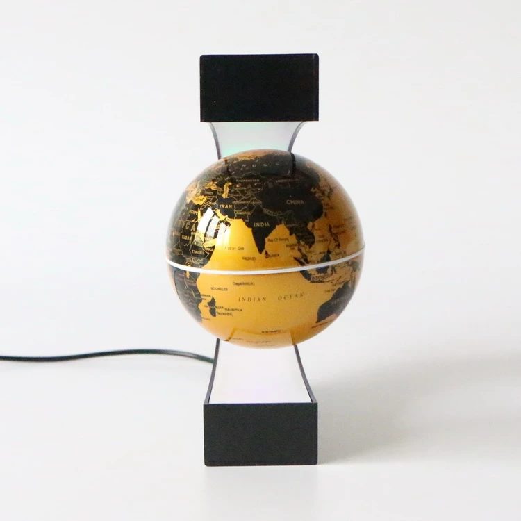 Home Electronic Magnetic Ball Magnetic Levitation Floating Globe with C shape 3 inch US EU UK AU plug Creative
