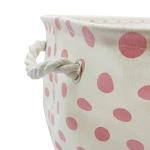 home large pink toy canvas collapsible laundry basket storage baskets box foldable organization