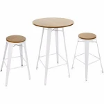 Homes and Gardens 3-Piece Pub Set, Multiple Colors