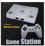 Hot 600 Games Video Game Console AV Output Arcade Classic Retro Game Player With Double Gamepad Home TV Gaming Console Players