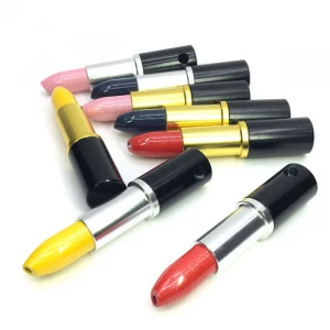 Hot color aluminum lipstick metal pipe new personalized wholesale smoking pipe