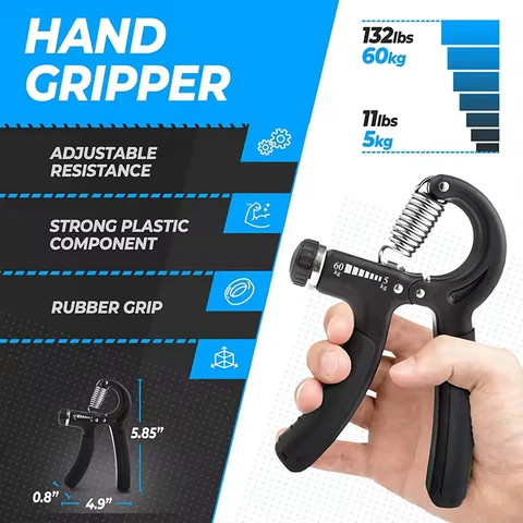 Buy Hot Hand Gripper Set Trainer Counting Forearm Strengthener Workout ...