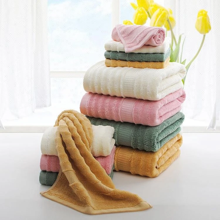 Hot Products Wholesale 100% Bamboo Fiber Eco - friendly Bath Towel Set
