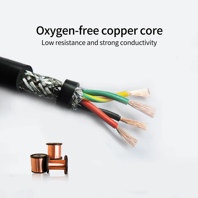 Hot sale 2 core 0.3mm2 PVC insulated RVSP copper wire shielded twisted pair flexible wire cable 100M