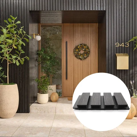 Buy Hot Sale 3d Fluted Wpc Cladding Exterior Wall Panel For Decoration ...