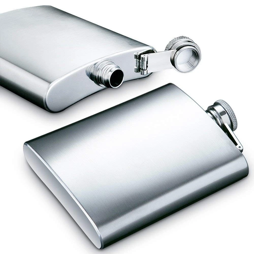 Hot Sale 8Oz Metal Whiskey Stainless steel hip flask