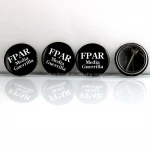 Hot sale cheap price metal button badge , 25mm size 1 inches round tinplate pin badge