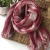 Hot sale elegant breathable eco neckwears handkerchief shawl wrap muffler plain solid women men wholesale 100%linen scarfs