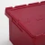 Hot Sale Lidded Storage Box Heavy Duty Attached Lid Container Plastic Fruit Crates