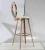 Import Hot sale Modern Golden Stainless steel Tempered glass Bar table Bar stool from China