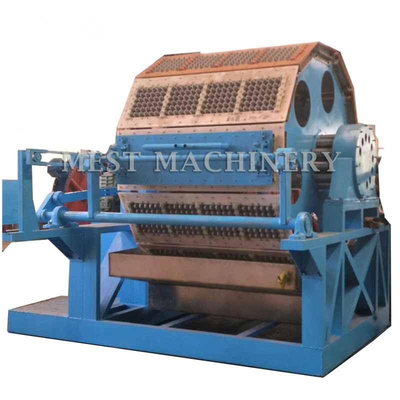 Hot Sale Recycle Waste Paper For Making Egg Tray Box Forming Machine Red Wine Carton Maker