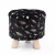 Import Hot Sale Round Fabric Wooden Ottoman Foot Stool With 4 Legs from China