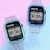 Import hot sale transparent rubber watch  band case  for apple silicone apple  watch strap from China