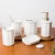 Hot sales 5-Piece Ceramic Bathroom Accessory Set,  Includes Soap Dispenser, Toothbrush,soap dish, Tumbler