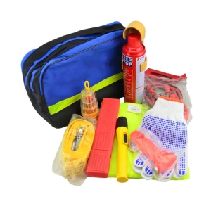 Hot Sell Fire Extinguisher Big Size Safety Roadside Car Auto Emergency Kit Soft Zip Bag