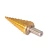 Import hot sell high quality 3pcs Hss Titanium Plated Step Drill Bit from China