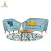 Hot Seller Modern Furniture Design 2 Seater Living Room Fabric Sofa